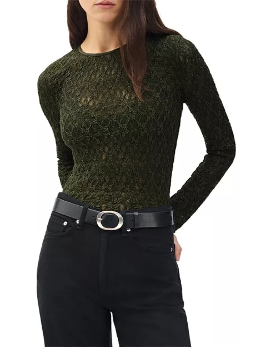 NWT Rag & Bone Ellie Lace Tee, Small